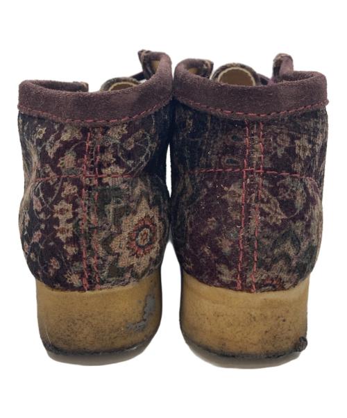 CLARKS（クラークス）CLARKS (クラークス) Wallbee Boots Velvet ボルドー サイズ:39の古着・服飾アイテム