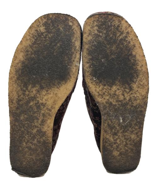 CLARKS（クラークス）CLARKS (クラークス) Wallbee Boots Velvet ボルドー サイズ:39の古着・服飾アイテム