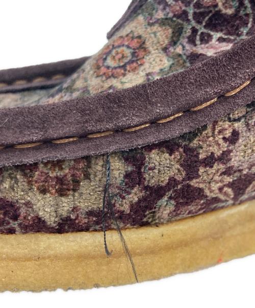CLARKS（クラークス）CLARKS (クラークス) Wallbee Boots Velvet ボルドー サイズ:39の古着・服飾アイテム