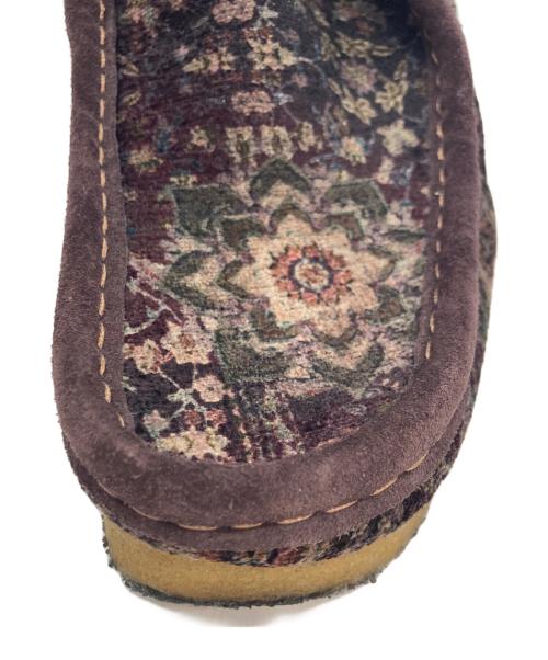 CLARKS（クラークス）CLARKS (クラークス) Wallbee Boots Velvet ボルドー サイズ:39の古着・服飾アイテム