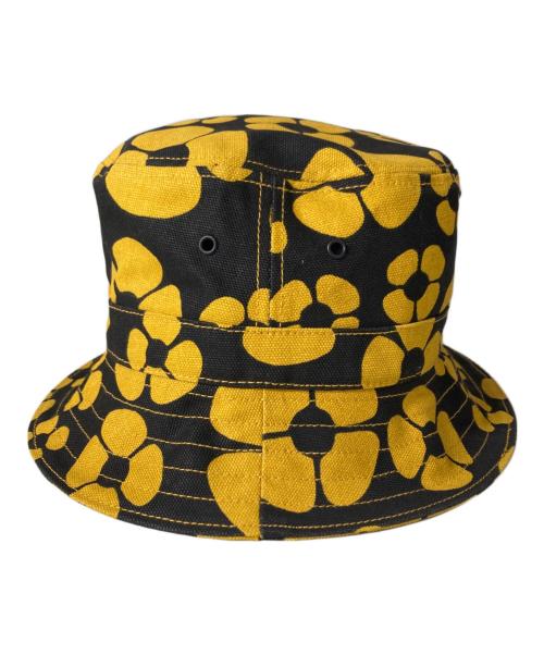 Carhartt WIP（カーハート ワークインプログレス）CARHARTT WIP (カーハート ワークインプログレス) MARNI (マルニ) MARNI BUCKET HAT イエロー×ブラック サイズ:M-Lの古着・服飾アイテム