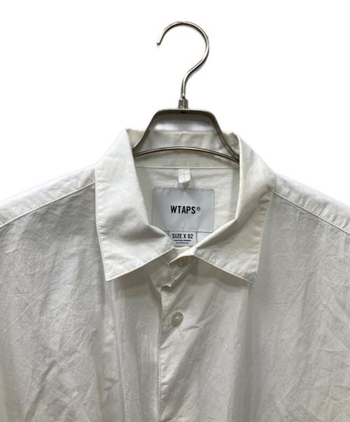 WTAPS（ダブルタップス）WTAPS (ダブルタップス) 半袖シャツ  INGREDIENT SS BROADCLOTH 03 ホワイト サイズ:X02の古着・服飾アイテム
