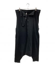 Y's（ワイズ）の古着「Suspended jersey sarouel pants」｜ブラック