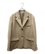 DEUXIEME CLASSEドゥーズィエム クラス）の古着「Neo Avanceジャケット テーラードジャケット」｜ベージュ