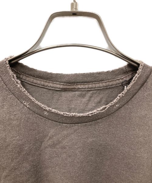 ANCELLM/exclusive（アンセルム）ANCELLM/exclusive (アンセルム) TC AGING LS T-SHIRT ブラウン サイズ:OS 未使用品の古着・服飾アイテム
