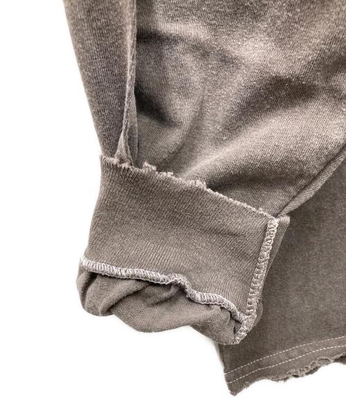 ANCELLM/exclusive（アンセルム）ANCELLM/exclusive (アンセルム) TC AGING LS T-SHIRT ブラウン サイズ:OS 未使用品の古着・服飾アイテム