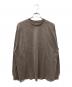 ANCELLM/exclusive（アンセルム）の古着「TC AGING LS T-SHIRT」｜ブラウン