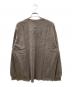 ANCELLM/exclusive (アンセルム) TC AGING LS T-SHIRT ブラウン サイズ:OS 未使用品：10000円