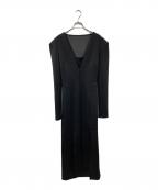 FETICOフェティコ）の古着「STRETCH JERSEY MIDI DRESS」｜ブラック