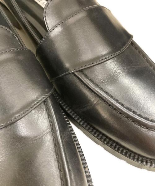 Manolo Blahnik（マノロブラニク）Manolo Blahnik (マノロブラニク) コインローファー ブラック サイズ:39の古着・服飾アイテム