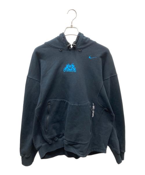 NIKE（ナイキ）NIKE (ナイキ) OFFWHITE (オフホワイト) AS M NRG OFF-WHITE FLC HOODIE ブラック サイズ:Lの古着・服飾アイテム