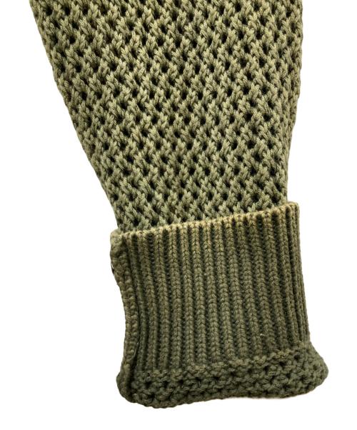 stussy（ステューシー）stussy (ステューシー) 23AW Pigment Dyed Loose Gauge Sweater オリーブ サイズ:Mの古着・服飾アイテム