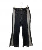 LEE×ALEXIA STAMリー×アリシアスタン）の古着「コラボ ベルボトム デニムパンツ」｜ブラック