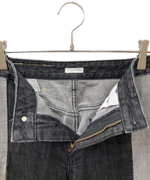 LEE（リー）LEE (リー) ALEXIA STAM (アリシアスタン) コラボ ベルボトム デニムパンツ ブラック サイズ:XS 未使用品の古着・服飾アイテム