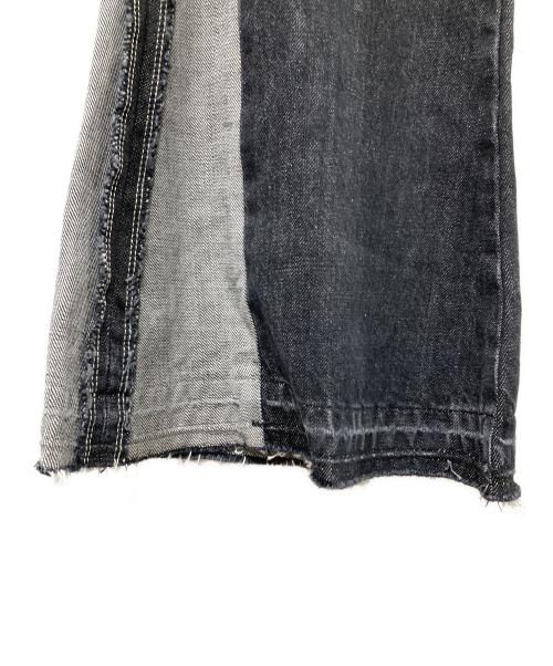 LEE（リー）LEE (リー) ALEXIA STAM (アリシアスタン) コラボ ベルボトム デニムパンツ ブラック サイズ:XS 未使用品の古着・服飾アイテム