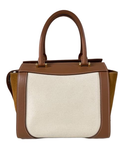 MACKINTOSH（マッキントッシュ）MACKINTOSH (マッキントッシュ) レザー&コットンボストンバッグS ブラウンの古着・服飾アイテム