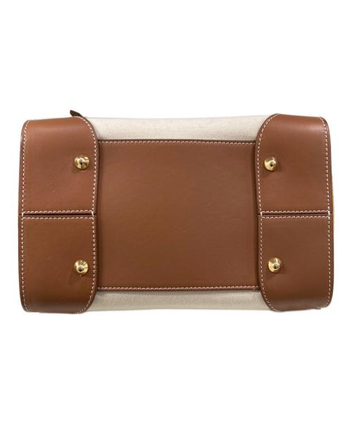 MACKINTOSH（マッキントッシュ）MACKINTOSH (マッキントッシュ) レザー&コットンボストンバッグS ブラウンの古着・服飾アイテム