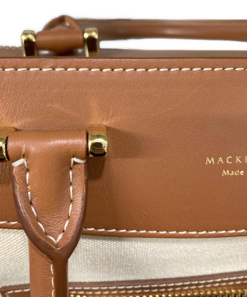 MACKINTOSH（マッキントッシュ）MACKINTOSH (マッキントッシュ) レザー&コットンボストンバッグS ブラウンの古着・服飾アイテム