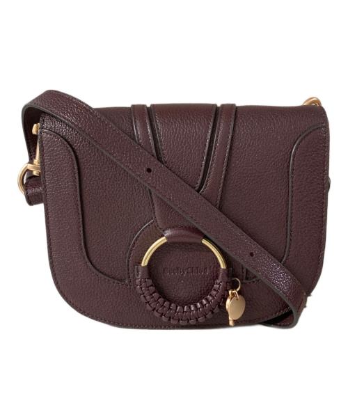 SEE BY CHLOE（シーバイクロエ）SEE BY CHLOE (シーバイクロエ) ハナ ショルダーバッグ ボルドーの古着・服飾アイテム