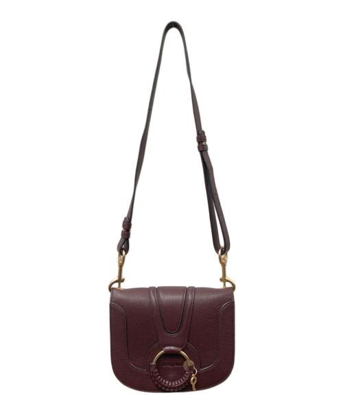 SEE BY CHLOE（シーバイクロエ）SEE BY CHLOE (シーバイクロエ) ハナ ショルダーバッグ ボルドーの古着・服飾アイテム