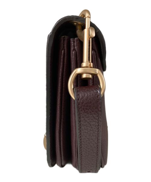 SEE BY CHLOE（シーバイクロエ）SEE BY CHLOE (シーバイクロエ) ハナ ショルダーバッグ ボルドーの古着・服飾アイテム