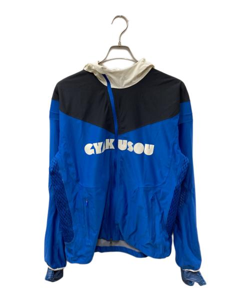 GYAKUSOU（ギャクソウ）GYAKUSOU (ギャクソウ) マウンテンパーカー ブラック×ブルー サイズ:XLの古着・服飾アイテム