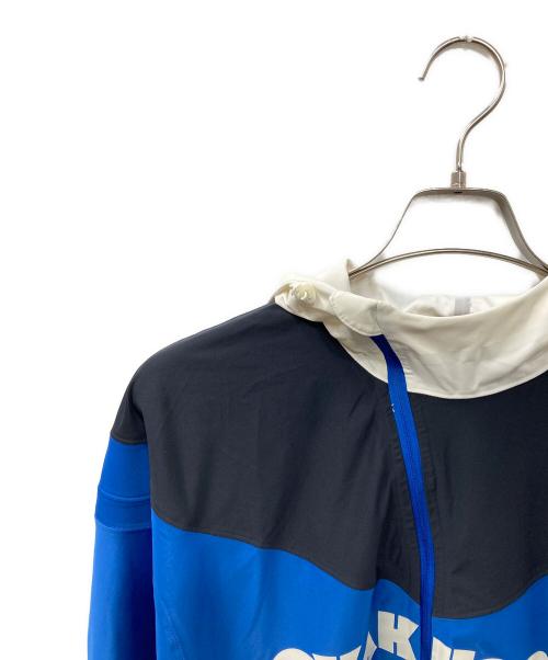 GYAKUSOU（ギャクソウ）GYAKUSOU (ギャクソウ) マウンテンパーカー ブラック×ブルー サイズ:XLの古着・服飾アイテム