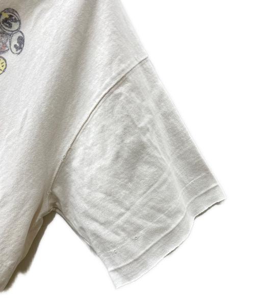 CIRCLE HERITAGE（サークルヘリテージ）CIRCLE HERITAGE (サークルヘリテージ) ILLUSTE BADGE PRINT S/ST-SH/イラストバッジプリントTシャツ ホワイト サイズ:XLの古着・服飾アイテム