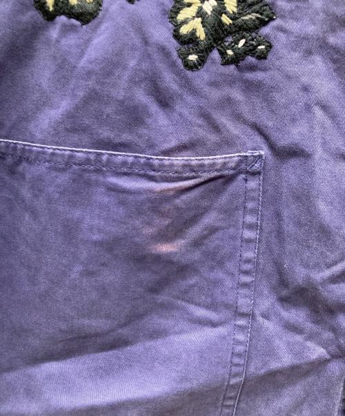 Needles（ニードルズ）Needles (ニードルズ) NOMA t.d. (ノーマティーディー) D.N. COVERALL - FLORAL / HAND EMB. カバーオール ネイビー サイズ:Lの古着・服飾アイテム