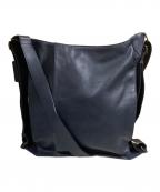 MOTHERHOUSEマザーハウス）の古着「レザー スクエア 2WAYバッグ メッセンジャー」｜ネイビー