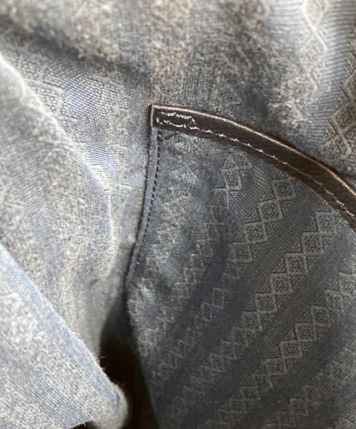 MOTHERHOUSE（マザーハウス）MOTHERHOUSE (マザーハウス) レザー スクエア 2WAYバッグ メッセンジャー ネイビーの古着・服飾アイテム