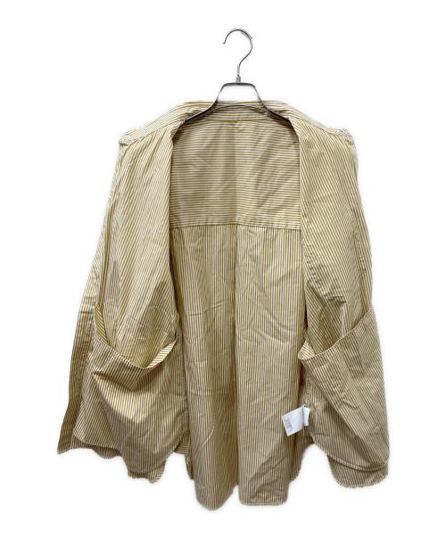 FreshService（フレッシュサービス）FreshService (フレッシュサービス) CORPORATE UNIFORM S/S SHIRT ホワイト×イエロー サイズ:Mの古着・服飾アイテム