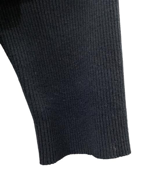 AURALEE（オーラリー）AURALEE (オーラリー) 24ss GIZA HIGH GAUGE RIB KNIT SHORT CARDIGAN ブラック サイズ:SIZE 1の古着・服飾アイテム