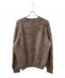 MAATEE&SONS (マーティーアンドサンズ) 23AW 別注 ざぶとん Cashmere shaggy cardigan ブラウン サイズ:3：23000円
