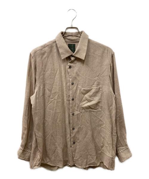 Gorsch the merrycoachman（ゴーシュザメリーコーチマン）Gorsch the merrycoachman (ゴーシュザメリーコーチマン) 24SS Collar Shirt Vintage ベージュ サイズ:SIZE 48の古着・服飾アイテム