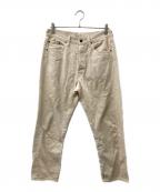 A.PRESSEアプレッセ）の古着「22aw Washed Denim Pants」｜アイボリー