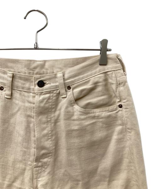 A.PRESSE（アプレッセ）A.PRESSE (アプレッセ) 22aw Washed Denim Pants アイボリー サイズ:32の古着・服飾アイテム