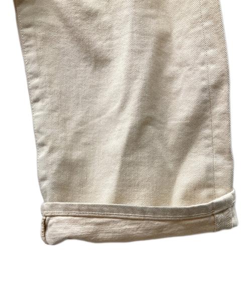 A.PRESSE（アプレッセ）A.PRESSE (アプレッセ) 22aw Washed Denim Pants アイボリー サイズ:32の古着・服飾アイテム
