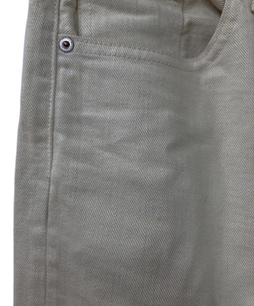 A.PRESSE（アプレッセ）A.PRESSE (アプレッセ) 22aw Washed Denim Pants アイボリー サイズ:32の古着・服飾アイテム