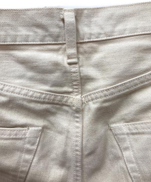 A.PRESSE（アプレッセ）A.PRESSE (アプレッセ) 22aw Washed Denim Pants アイボリー サイズ:32の古着・服飾アイテム