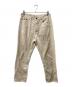 A.PRESSE（アプレッセ）の古着「22aw Washed Denim Pants」｜アイボリー