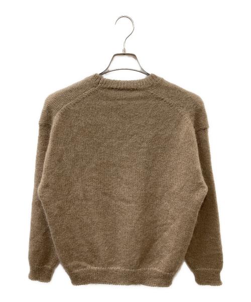 AURALEE（オーラリー）AURALEE (オーラリー) 19AW SUPER KID MOHAIR KNIT P/O ブラウンの古着・服飾アイテム