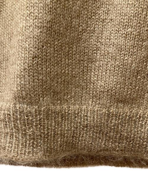 AURALEE（オーラリー）AURALEE (オーラリー) 19AW SUPER KID MOHAIR KNIT P/O ブラウンの古着・服飾アイテム