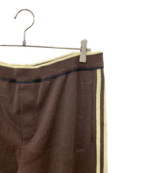 adidas（アディダス）adidas (アディダス) WALES BONNER (ウェールズボナー) Knit Pants ブラウン×ベージュ サイズ:2XLの古着・服飾アイテム
