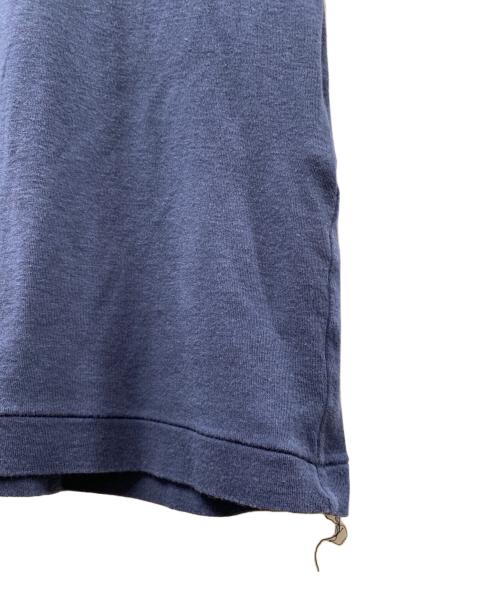 AURALEE（オーラリー）AURALEE (オーラリー) HIGH GAUGE SHEER RIB BOAT NECK ネイビー サイズ:1の古着・服飾アイテム