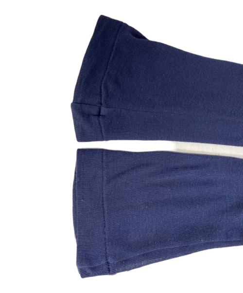 AURALEE（オーラリー）AURALEE (オーラリー) HIGH GAUGE SHEER RIB BOAT NECK ネイビー サイズ:1の古着・服飾アイテム