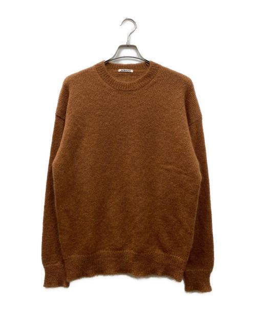 AURALEE（オーラリー）AURALEE (オーラリー) 19AW SUPER KID MOHAIR KINT PO ブラウン サイズ:4の古着・服飾アイテム