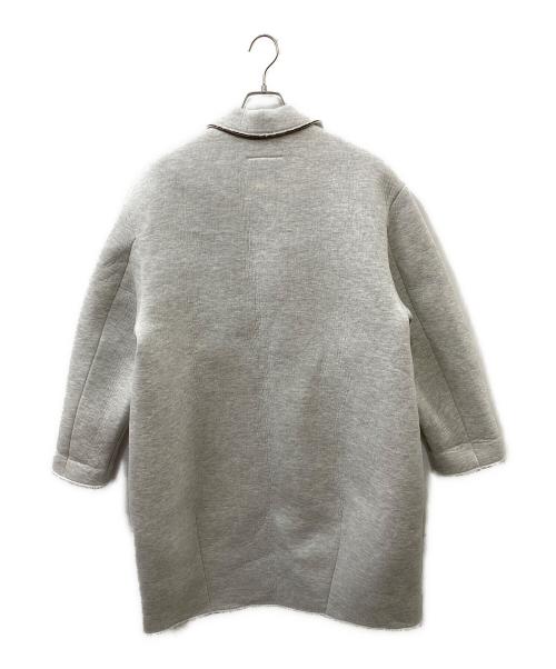 MM6 Maison Margiela（エムエムシックスメゾンマルジェラ）MM6 Maison Margiela (エムエムシックスメゾンマルジェラ) ボンディングロングコート グレー サイズ:Sの古着・服飾アイテム