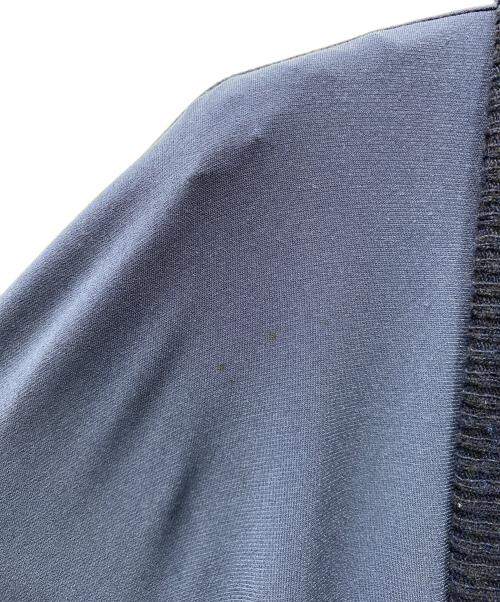 MM6 Maison Margiela（エムエムシックスメゾンマルジェラ）MM6 Maison Margiela (エムエムシックスメゾンマルジェラ) リブカラーカーディガン ネイビー サイズ:Mの古着・服飾アイテム