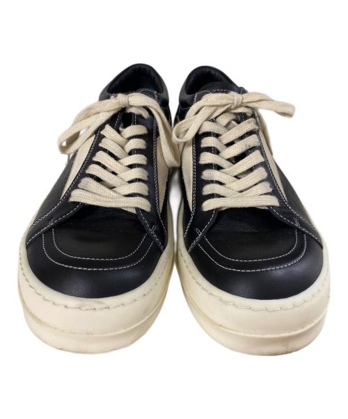 RICK OWENS（リックオウエンス）RICK OWENS (リックオウエンス) VINTAGE SNEAKS ローカットスニーカー ブラック サイズ:41の古着・服飾アイテム